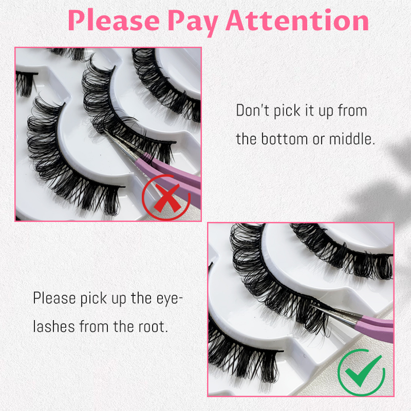 Hinarin Fluffy Soft Eyelashes – Mink Russian Full Strip DD Curl (4 Pairs) (6)