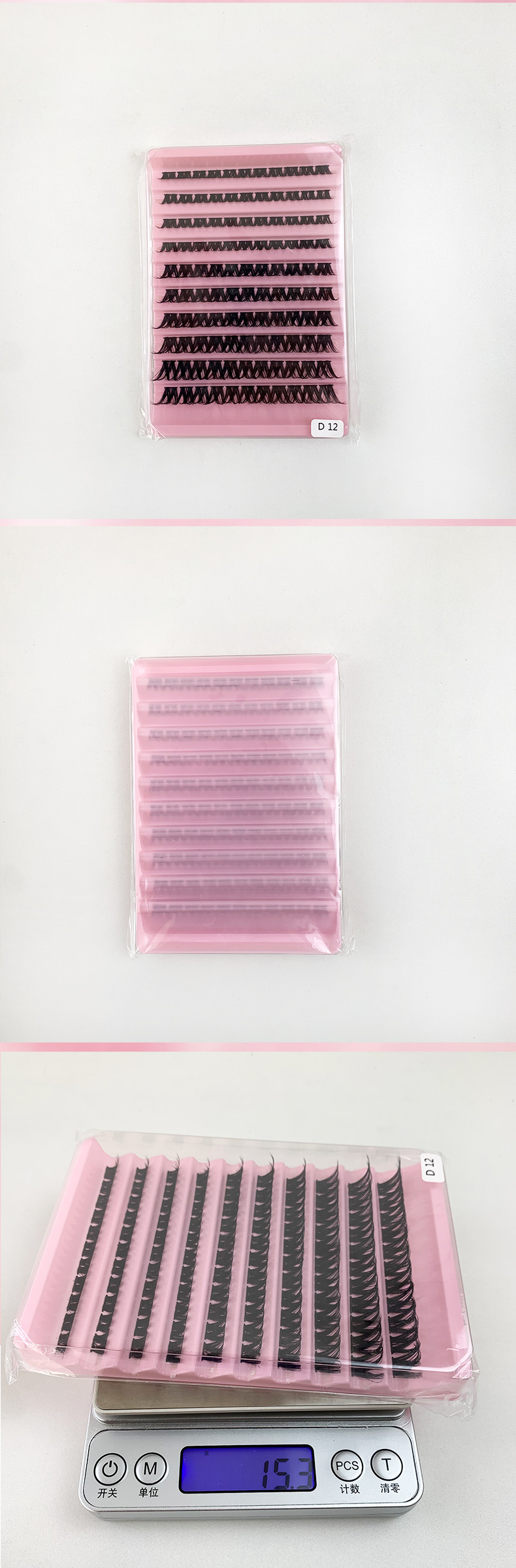 Cluster Eyelashes Mixed Lengths  (8)