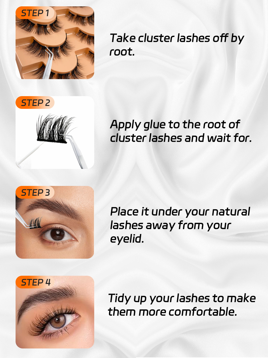 Hinarin 7 Pairs Fluffy Soft Eyelashes – Natural, Long & Reusable False Lashes-1 (2)