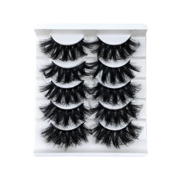 Hinarin 5 Pairs Eyelashes Grafting – Luxurious Mink Fluffy Lashes for a Natural, Voluminous Look