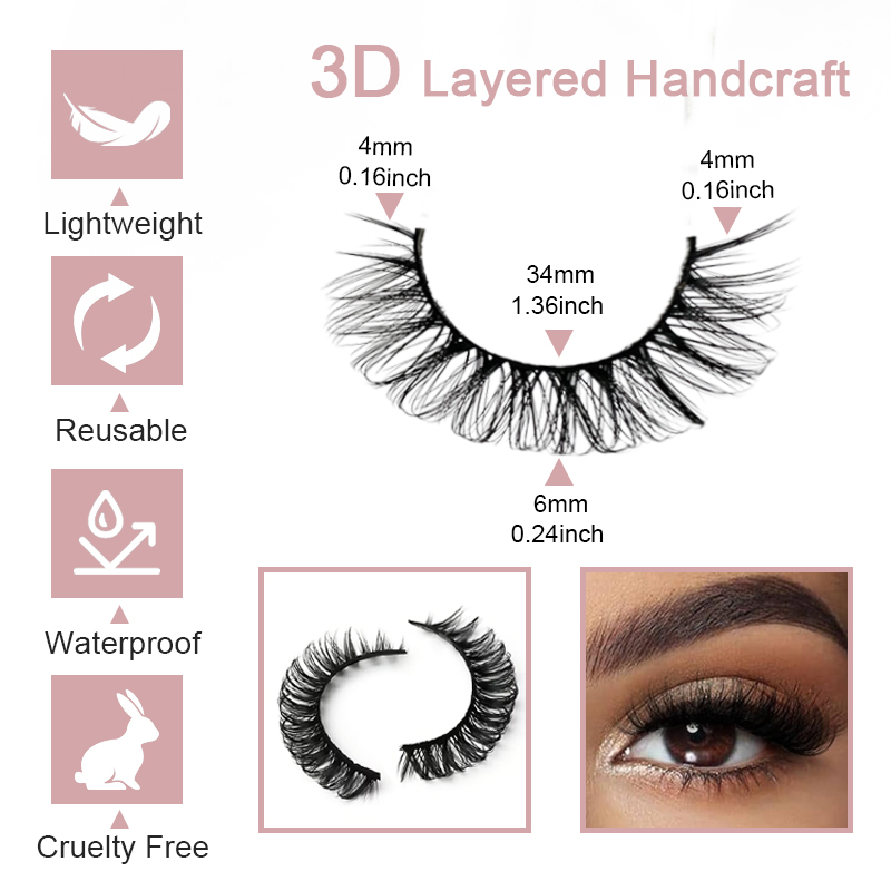 Russian Strip Eyelashes Dramatic (5)