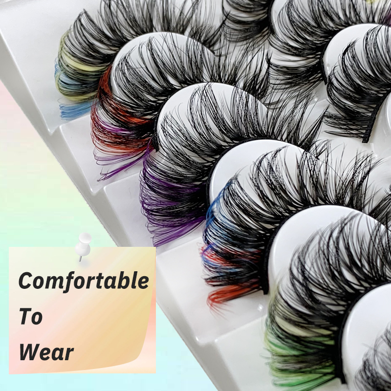 New Colorful Lashes Mix Fluffy Dramatic Cilios – 7 Pairs (DD Curl, Mink Lashes) (5).jpg
