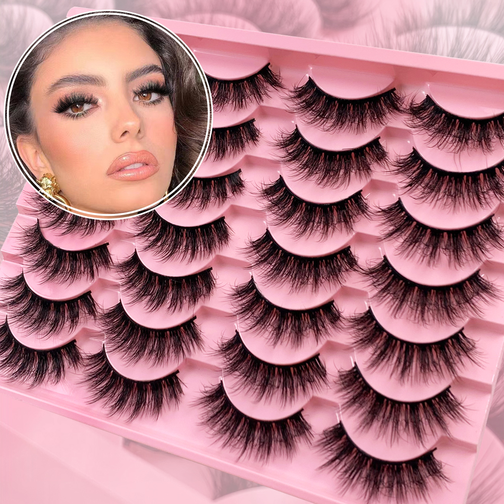Hinarin Mink Fluffy Eyelashes – Wispy, Natural, and Long-Lasting Beauty (7)