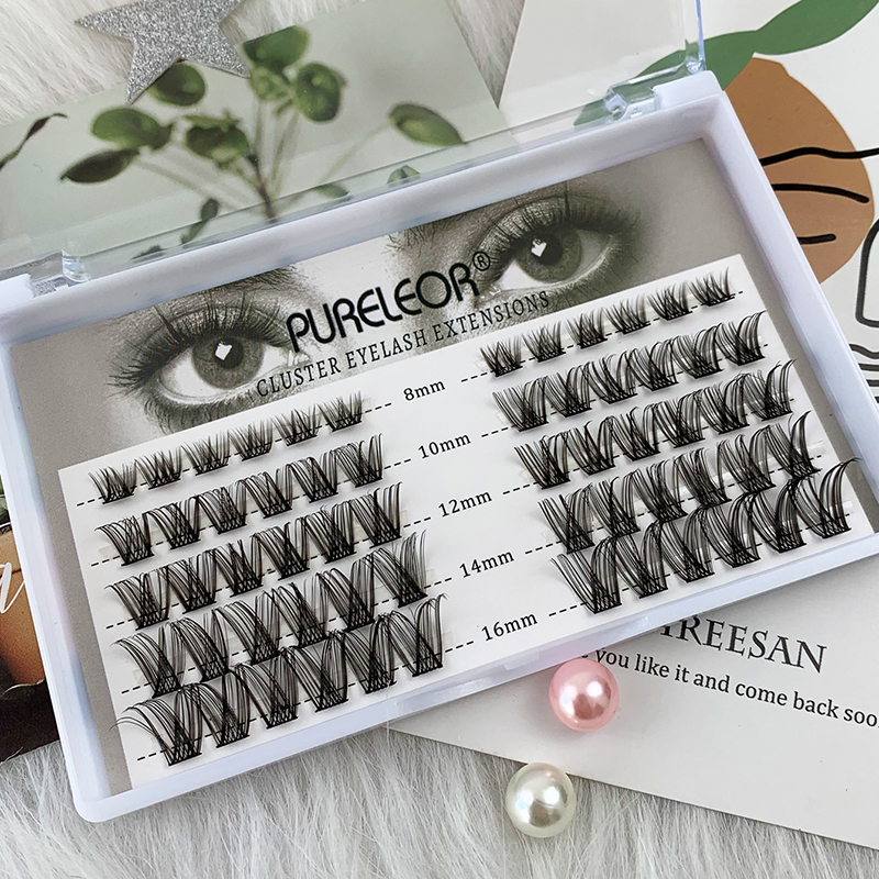 Hinarin DIY Cluster Lashes Individual Mixed Tray (3)