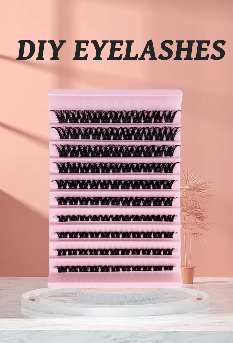 Cluster Eyelashes Mixed Lengths  (1)