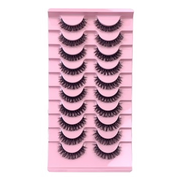 Russian Strip Eyelashes - Dramatic False Faux Cils for Stunning Makeup Looks
