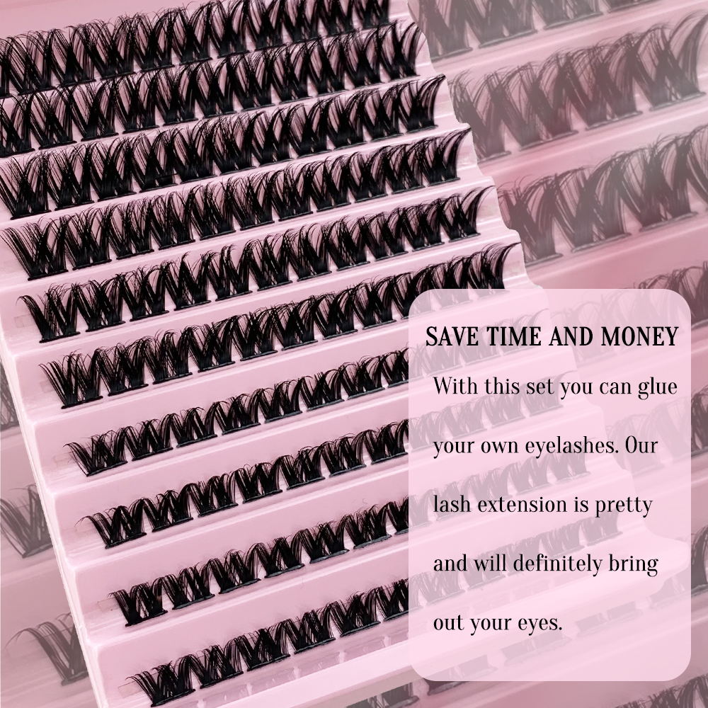 Cluster Eyelashes Mixed Lengths  (4)