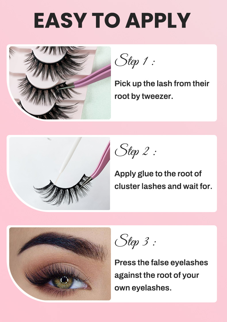 Hinarin Fox Eyes False Eyelashes – 7 Pairs of 3D Dramatic Volume Lashes-1 (3)